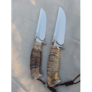 КРАСЕНЬ МАМОНТ ексклюзивний ніж ручної роботи майстра студії ALEKSANDR KASINEC, купити замовити в Україні (Сталь s125v™ 64 HRC). Photo 3